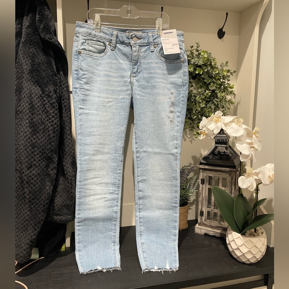 Sonoma Women's Light Blue Skinny Jeans